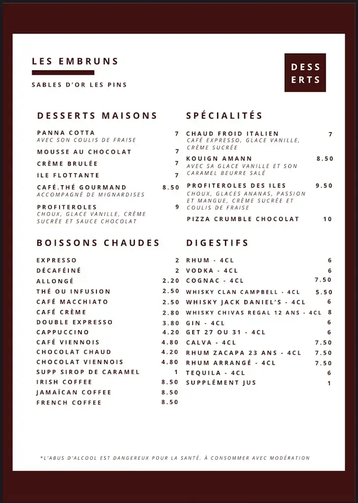 Pizzeria Les Embruns ristorante a Fréhel