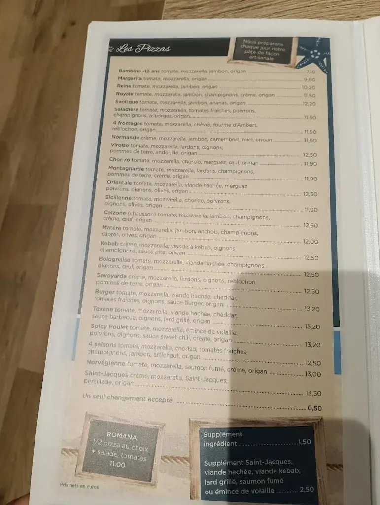 O sables restaurant in Fréhel