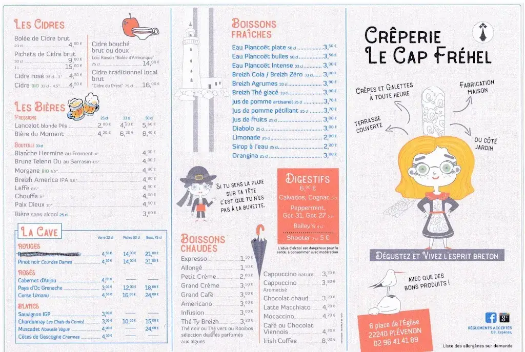 Menu_Creperie le Cap Frehel_Plévenon_image_1