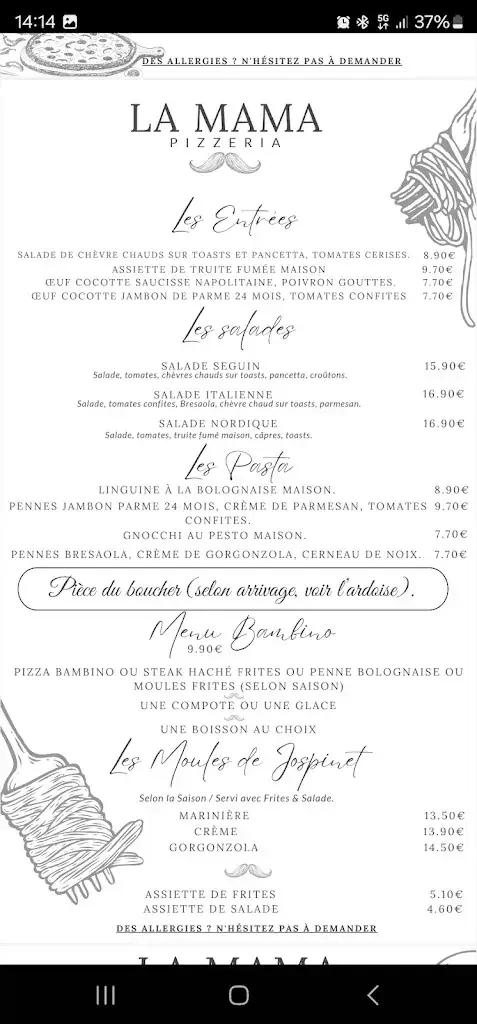 Restaurant-Pizzeria La mama_Fréhel_menu_image_1