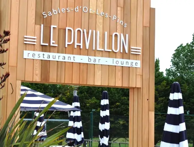 Le Pavillon restaurant in Fréhel