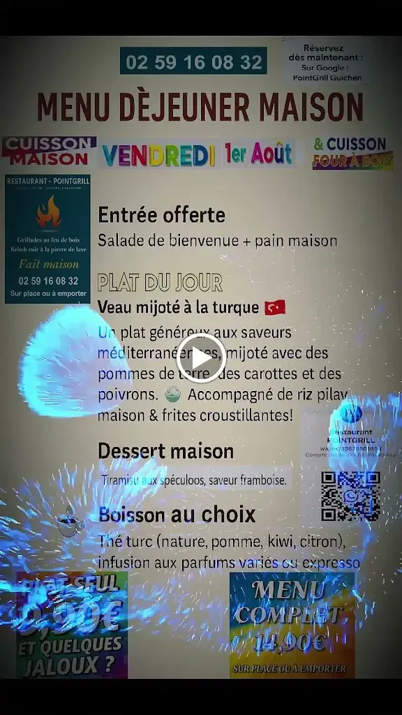 Menu_Restaurant PointGrill_Guichen_image_1