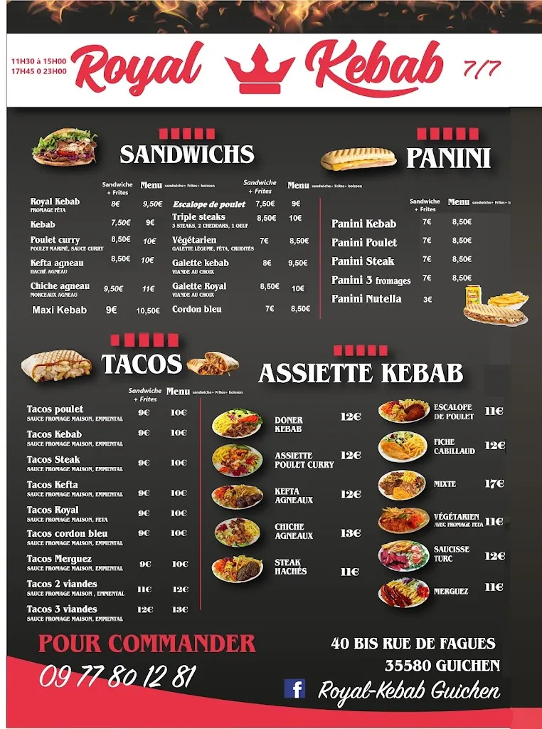 Menu_ROYAL KEBAB GUICHEN_Guichen_image_1