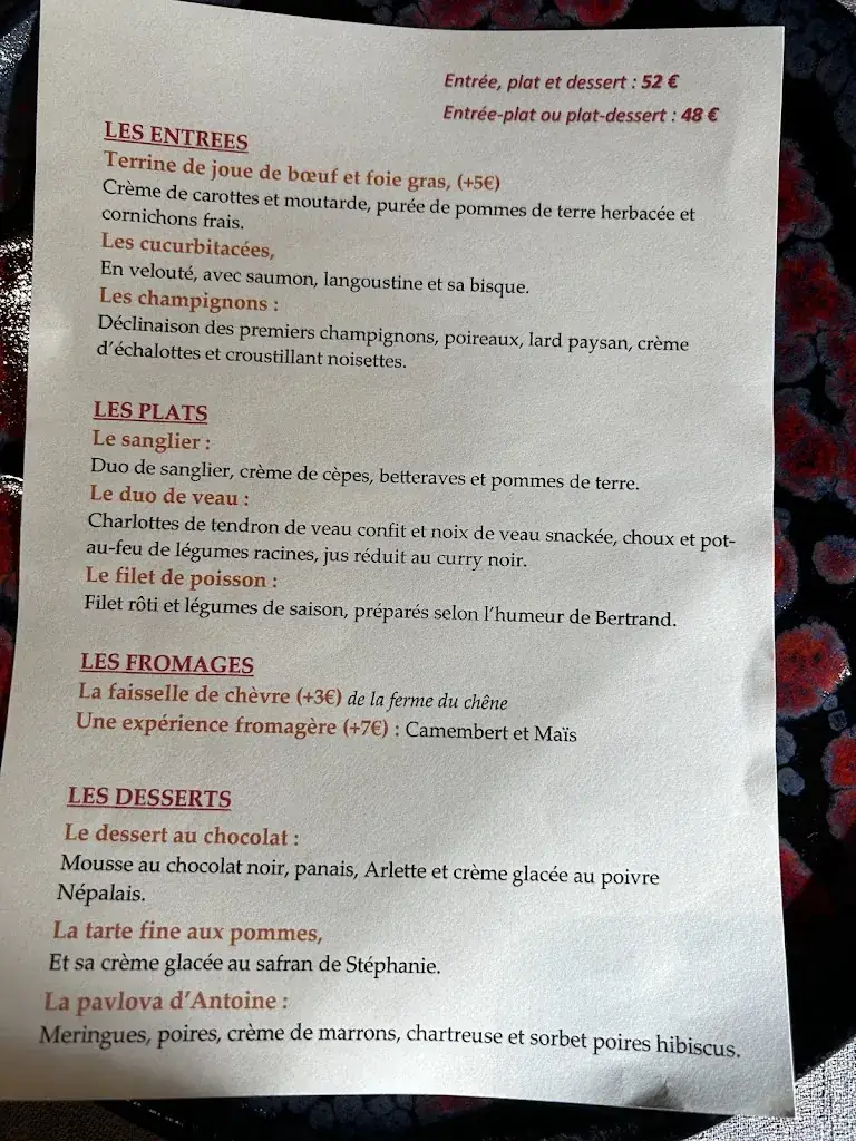 Menu_Restaurant L'Alouette_Bonnefamille_image_2
