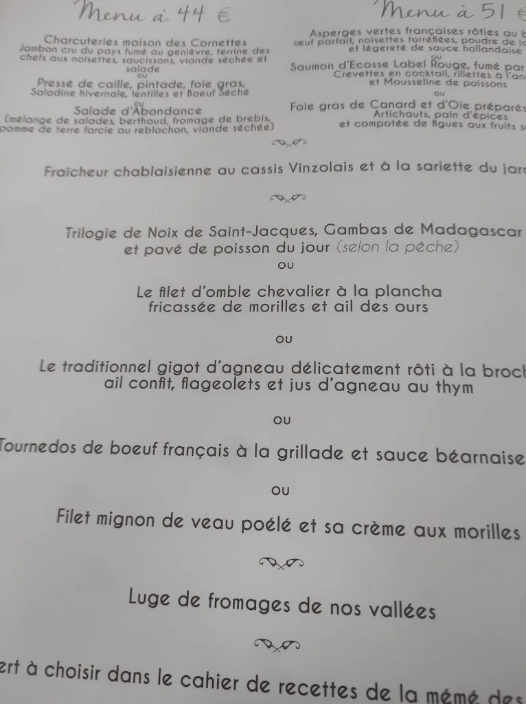 Menu_Restaurant La Tour de Boëge_Boëge_immagine_2