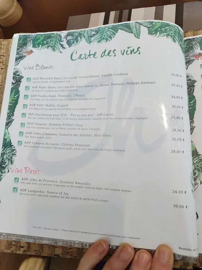 Menu_Jardin d'hiver - Restaurant Brest_Brest_image_3