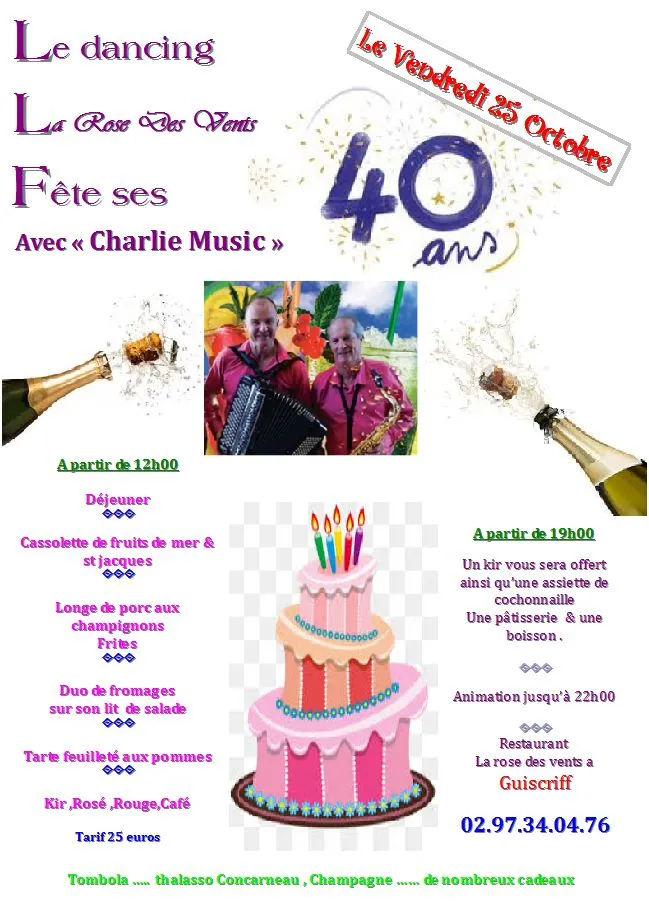 Menu_La Rose Des Vents Restaurant -Bar -Dancing -Traiteur a GUISCRIFF_Guiscriff_image_3