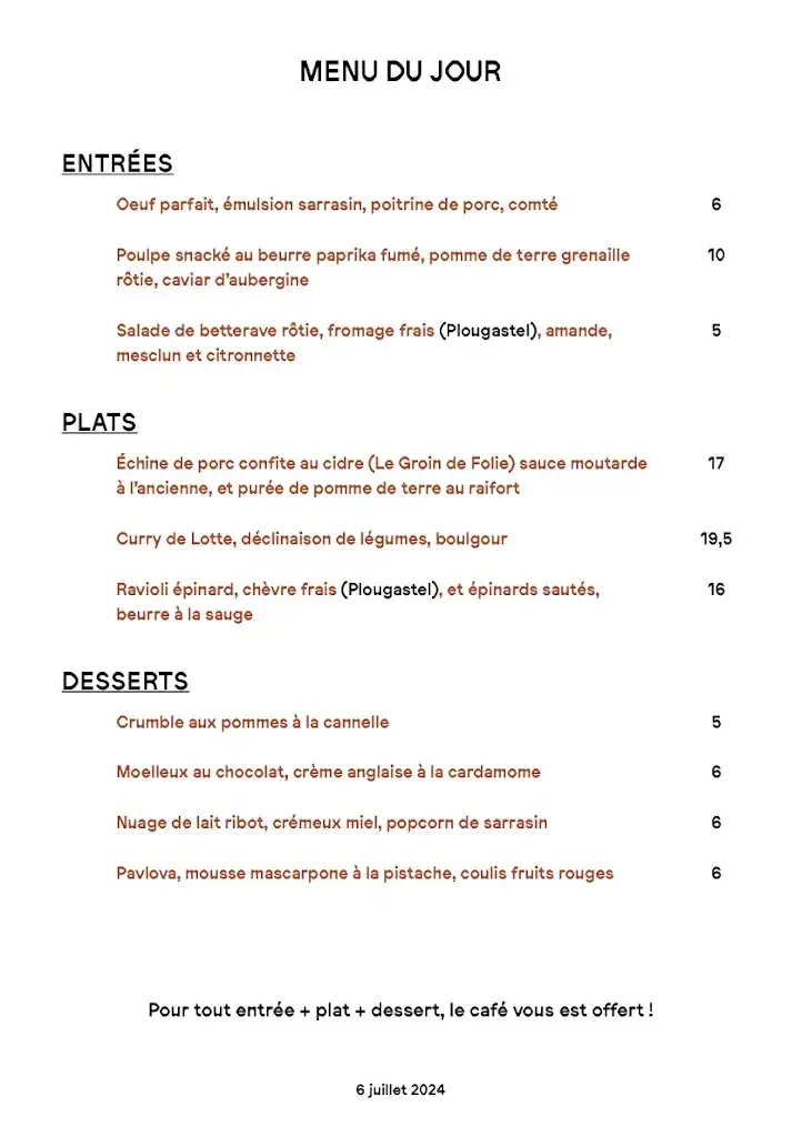 Menu_Station Volubile - Le Restaurant_Guissény_image_1