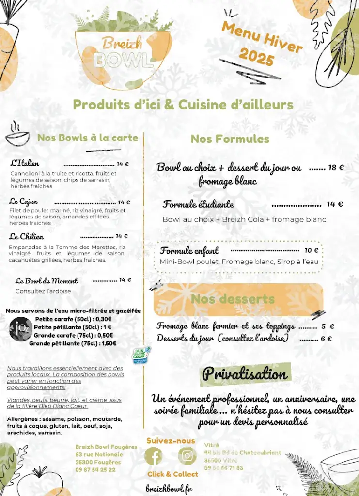 Menu_Breizh Bowl - restaurant eco-responsable_Fougères_image_1