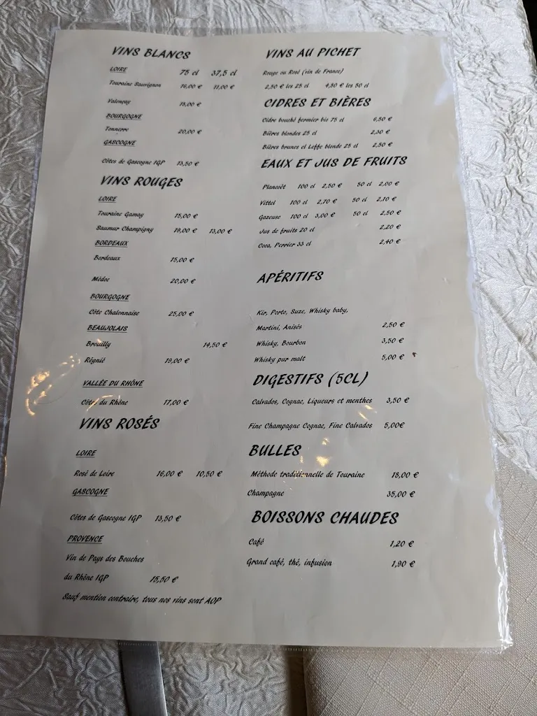 Menu_Restaurant Le Buffet_Fougères_image_3