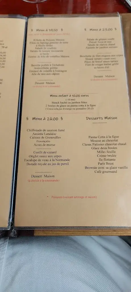 Menu_Restaurant Le Bretagne_Fougères_image_3