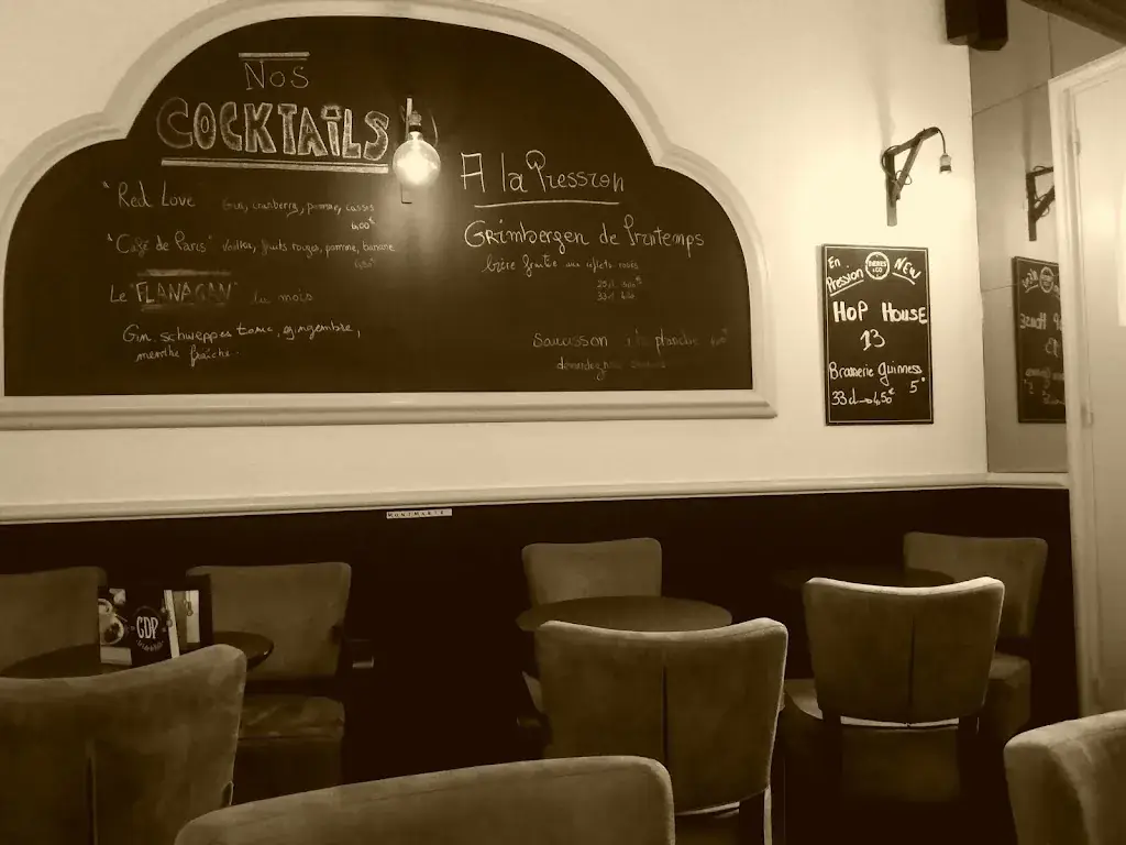 Menu_Le Café de Paris_Fougères_image_1