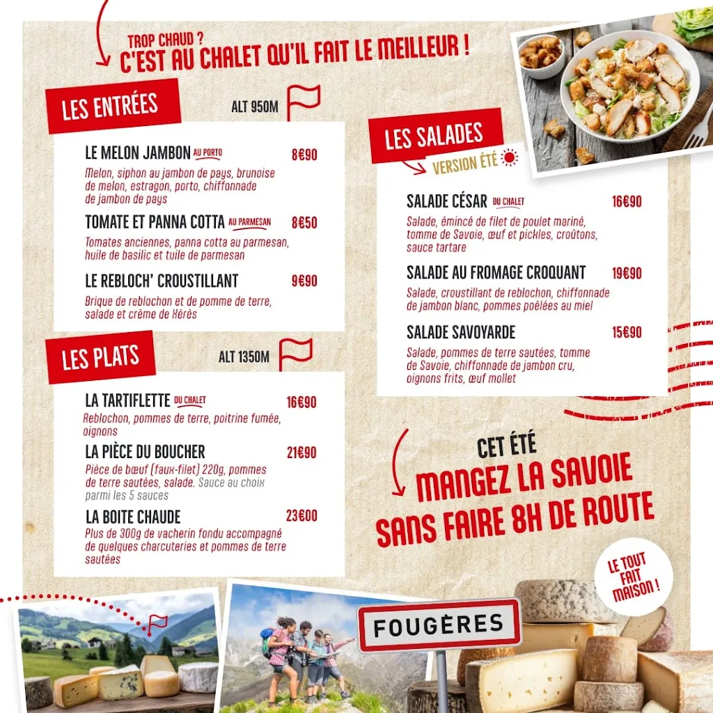 Menu_Au Chalet des Amis - Restaurant à Fougères_Fougères_image_1