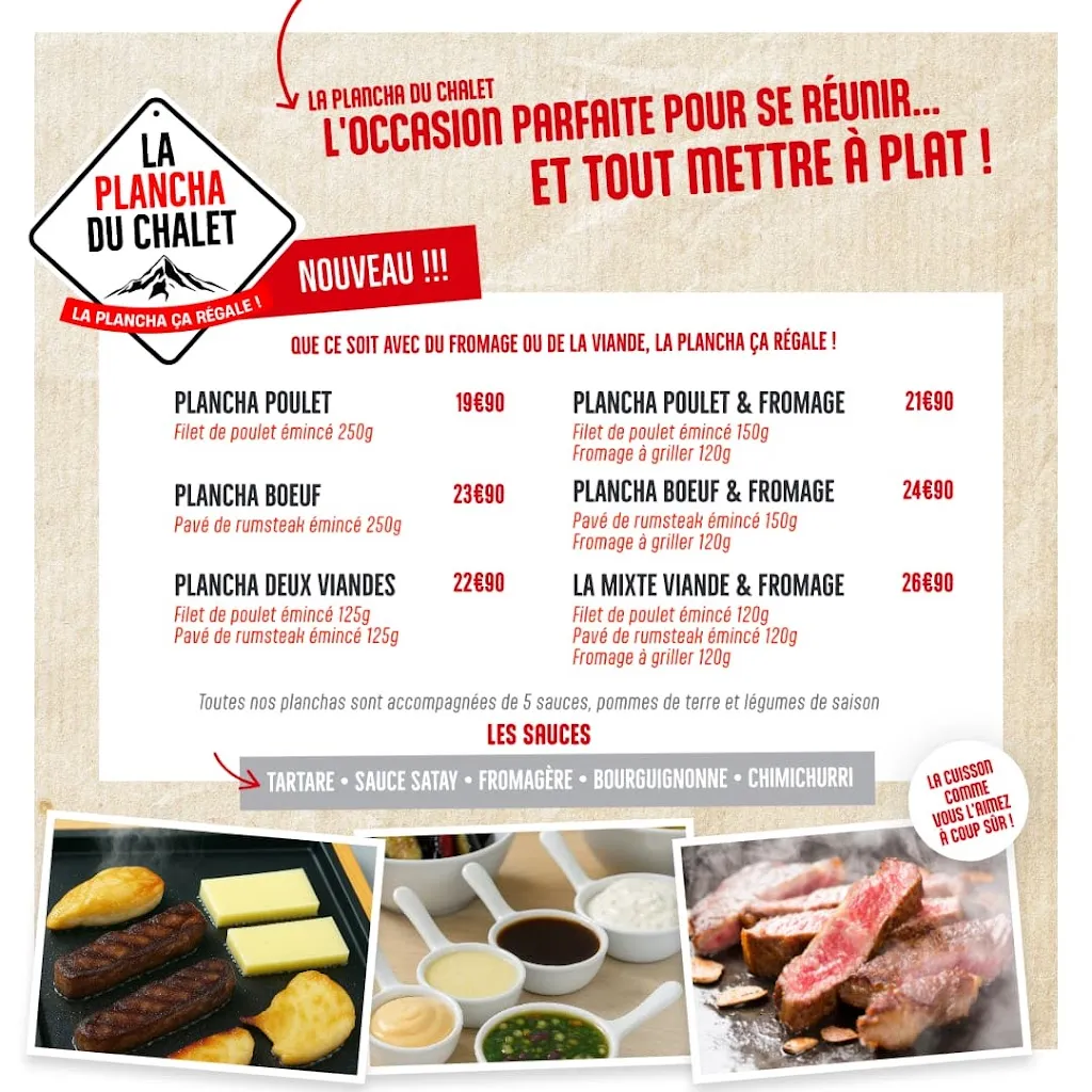 Menu_Au Chalet des Amis - Restaurant à Fougères_Fougères_image_4