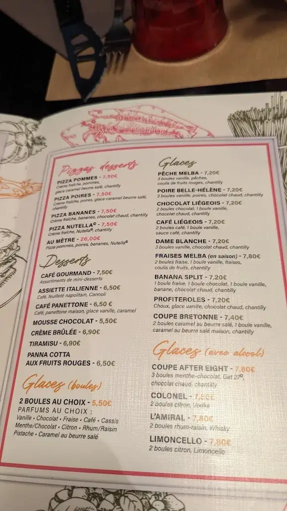 Menu_Pizzéria Le Capri_Fougères_immagine_1