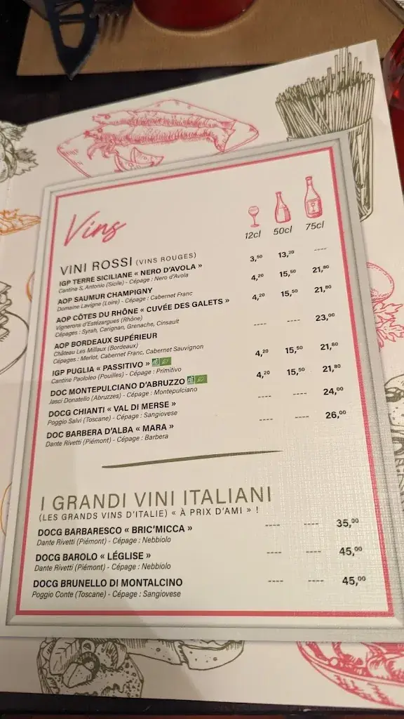 Menu_Pizzéria Le Capri_Fougères_immagine_2