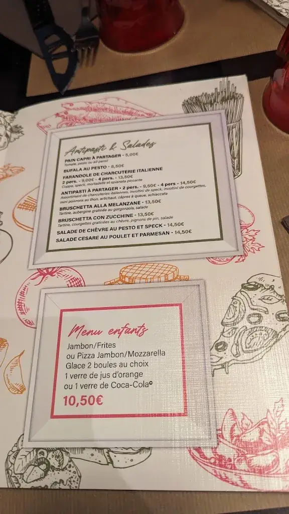 Menu_Pizzéria Le Capri_Fougères_immagine_3