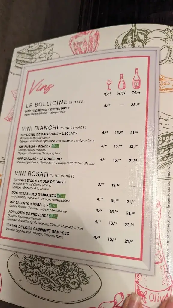 Menu_Pizzéria Le Capri_Fougères_immagine_4