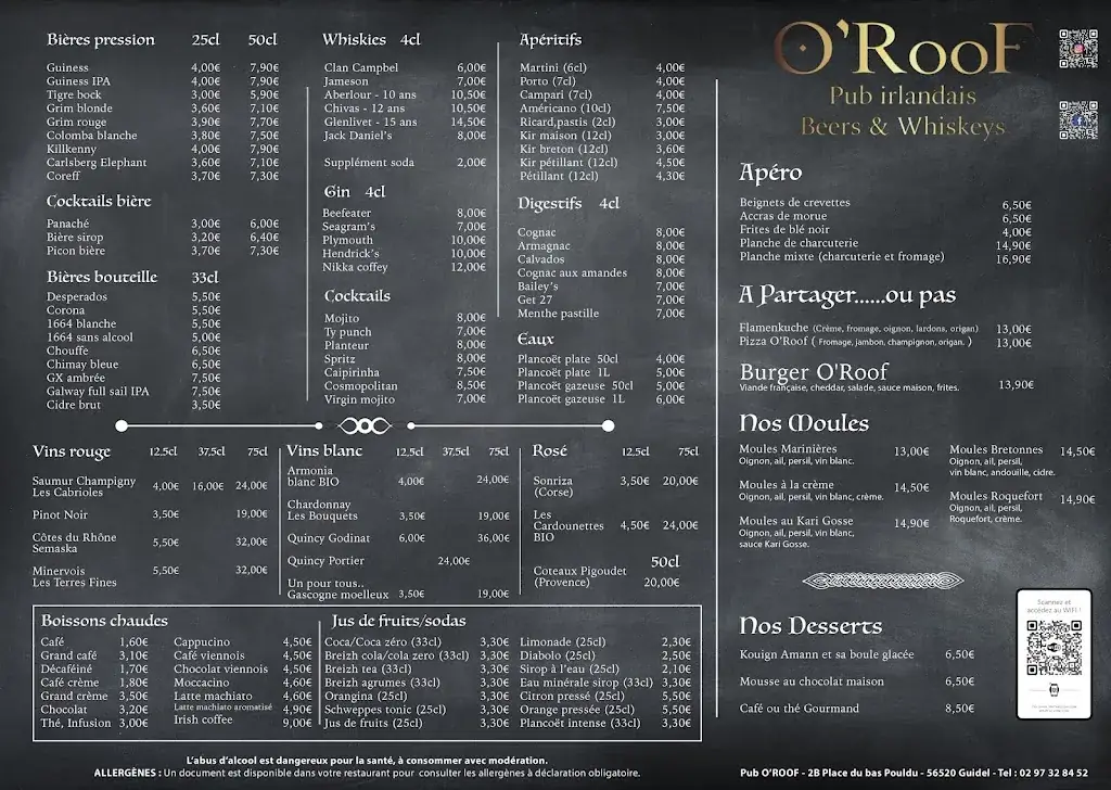 Menu_Bar à Guidel Plages - Lorient - O'ROOF_Guidel_image_1