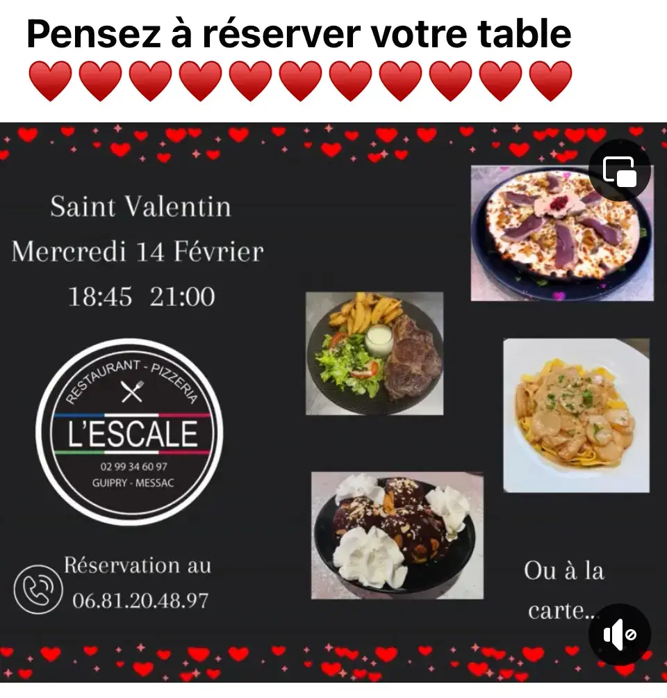 Menu_Restaurant Pizzeria L'Escale Guipry-Messac_Guipry-Messac_image_3