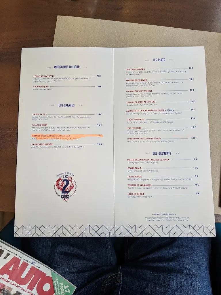 Menu_Brasserie Les 2 Coqs_Bonneville_image_2