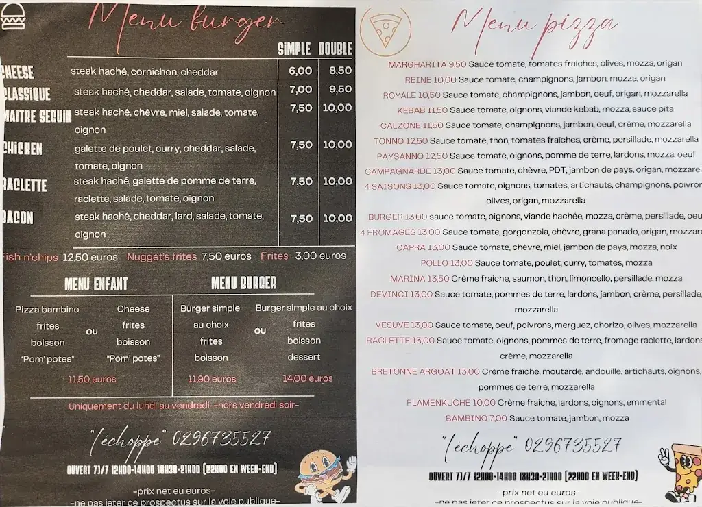 Menu_L'Echoppe PIZZERIA_Hénon_image_2