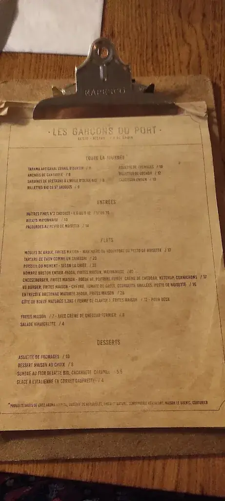 Menu_Les Garçons du Port_Groix_image_3