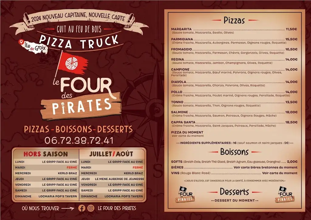 Menu_Le Four des Pirates_Groix_image_2