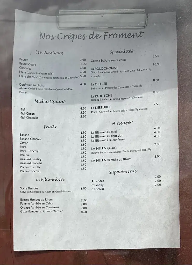 Menu_Creperie Chez Sandrine_Groix_image_1