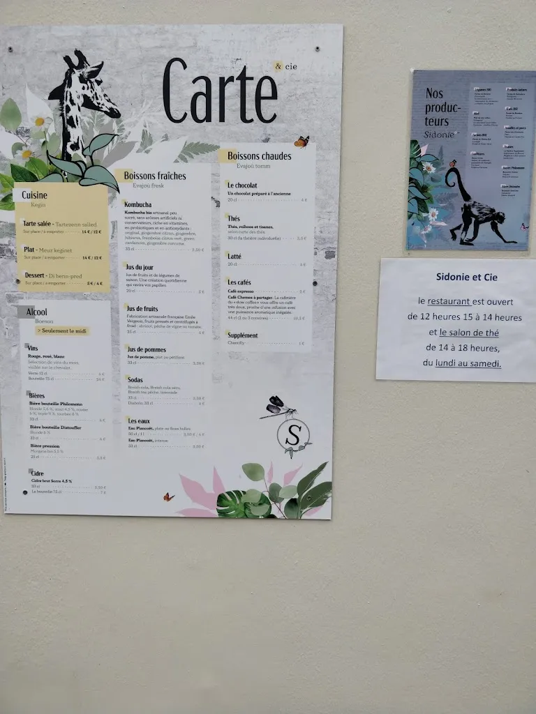 Menu_Sidonie et Compagnie - Restaurant_Guingamp_image_1