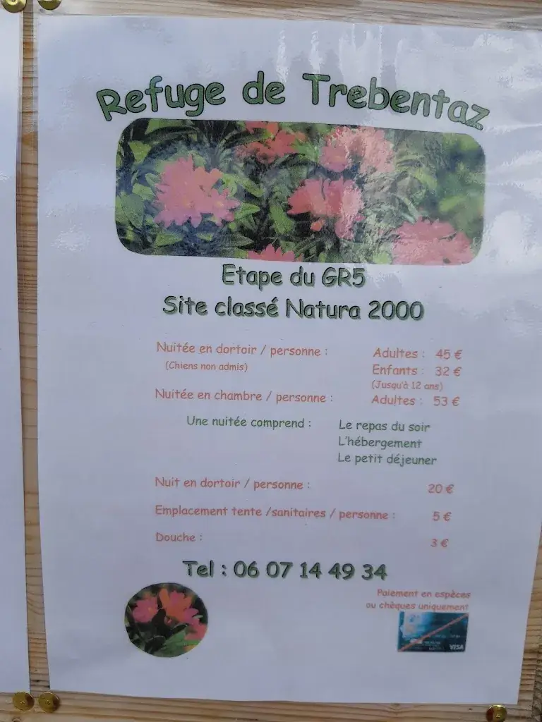 Menu_Refuge de Trébentaz_Chapelle-d'Abondance_immagine_2