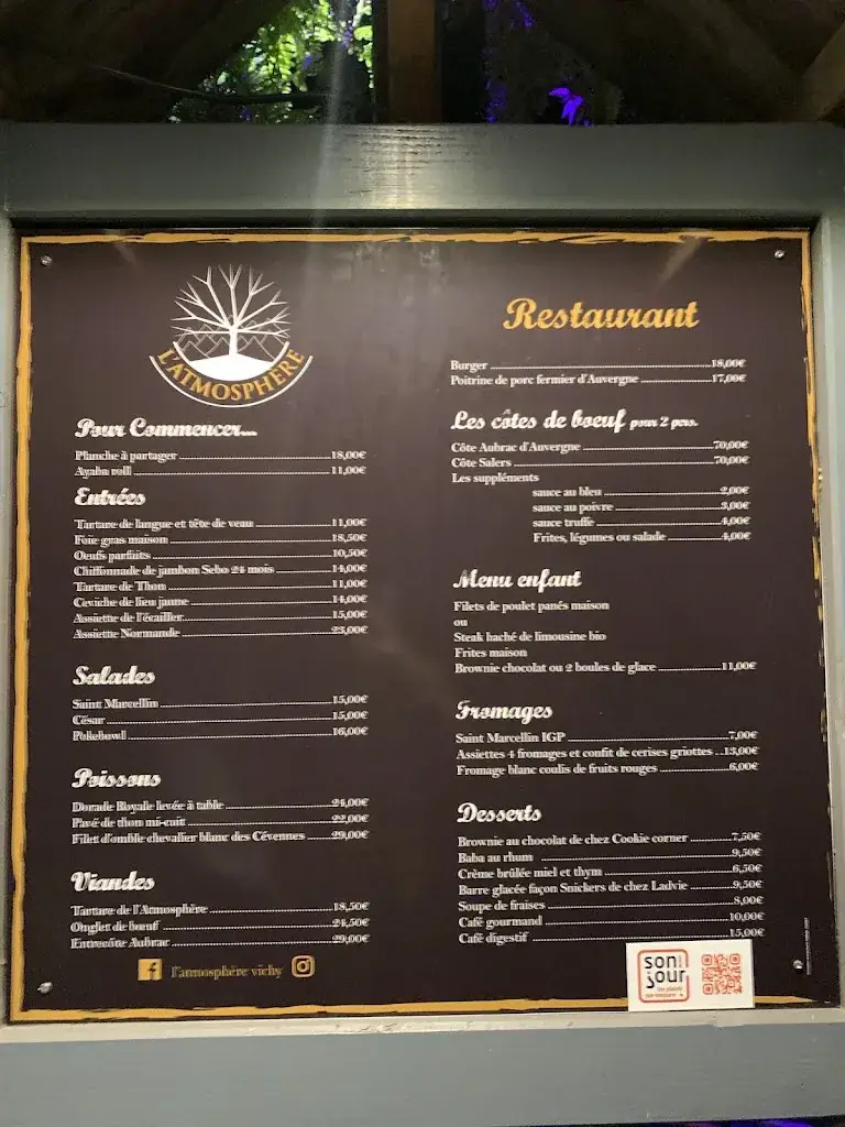 L'atmosphère restaurante en Bellerive-sur-Allier