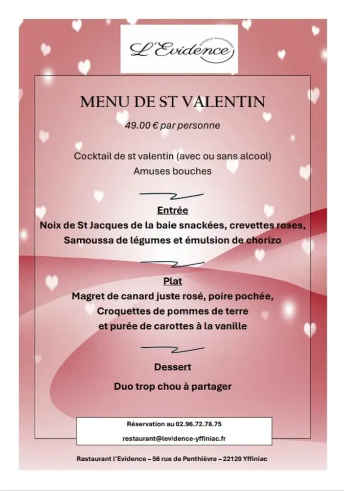 Menu_L'évidence Yffiniac_Yffiniac_image_2