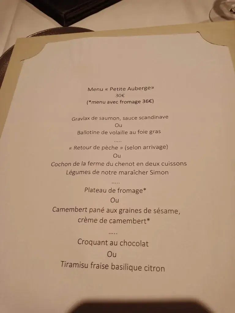 Menü_La Petite Auberge_35133_Bild_1