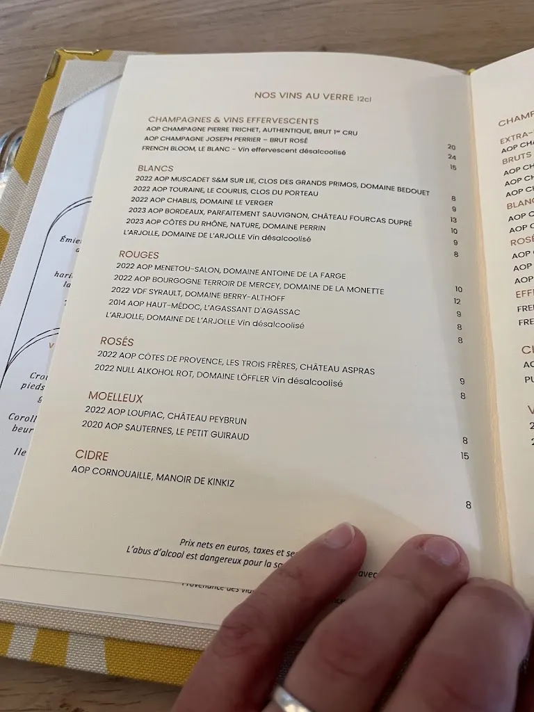 Menu_Bistrot La Maison Alyette - Domaine de Locguénolé_Kervignac_image_2