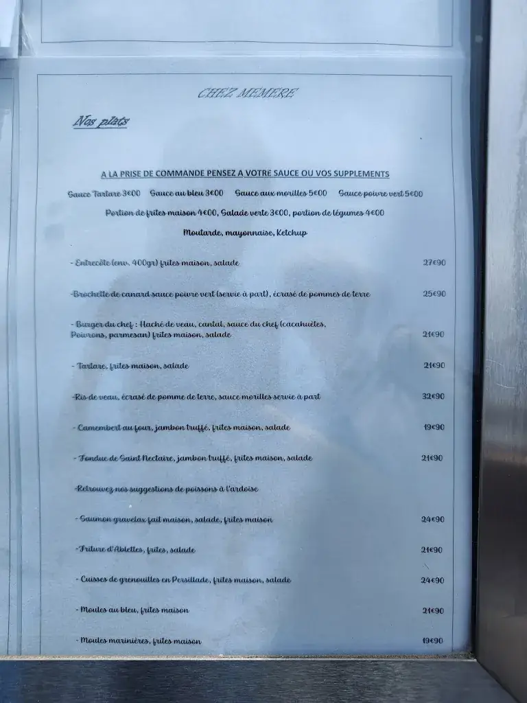 Menu_Restaurant chez Mémère_Bellerive-sur-Allier_image_2