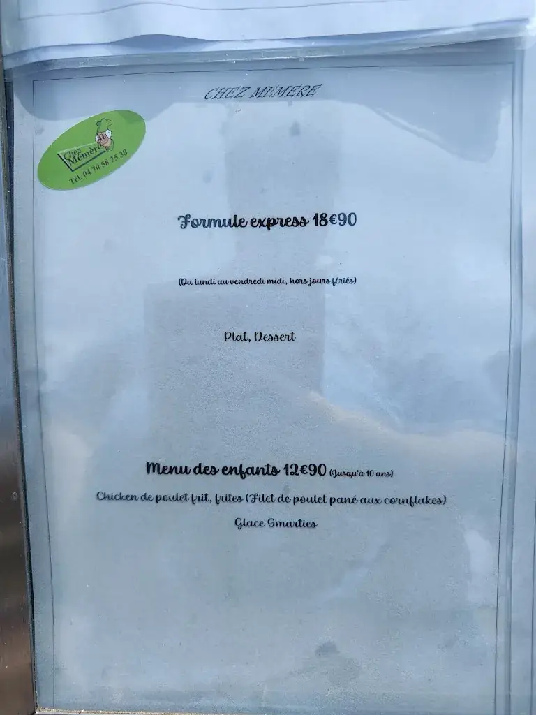 Menu_Restaurant chez Mémère_Bellerive-sur-Allier_image_4