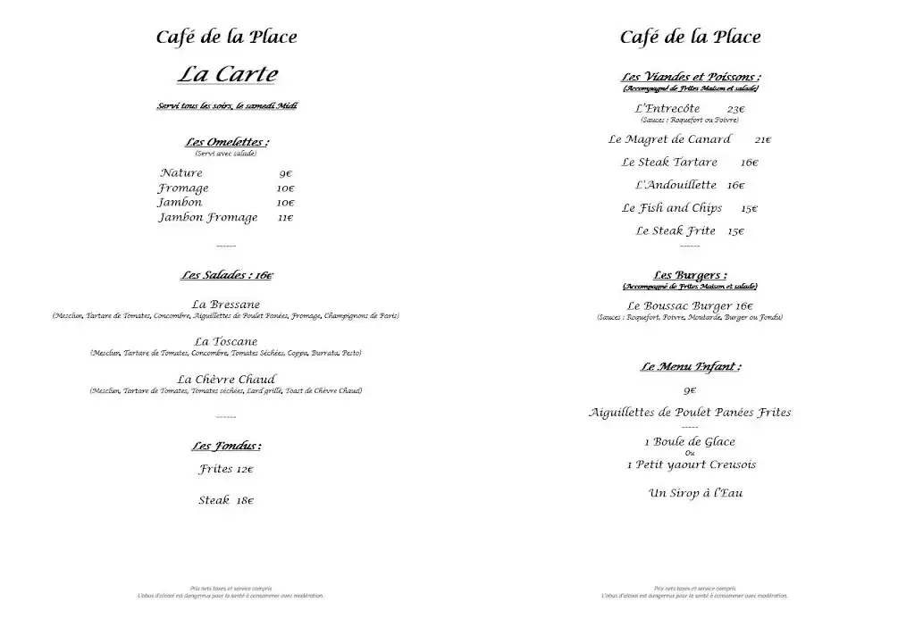Menu_Café de la Place_Boussac_image_4