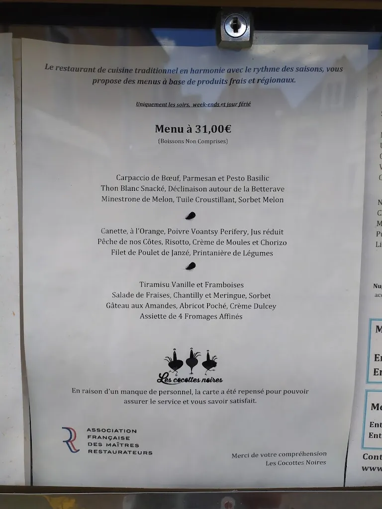 Menu_Les cocottes noires_Janzé_imagen_2