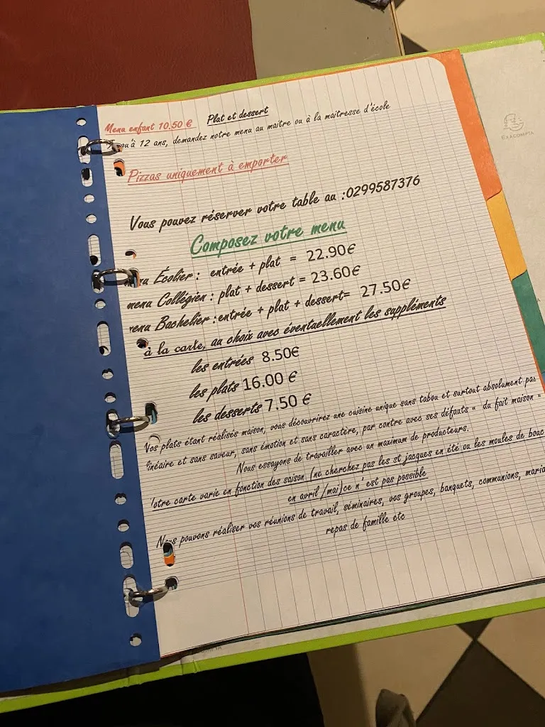 Menu_La Table du Marais_Fresnais_image_4