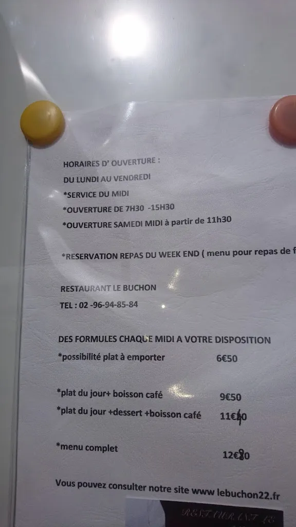 Menu_Restaurant Le Buchon_Trémuson_image_2