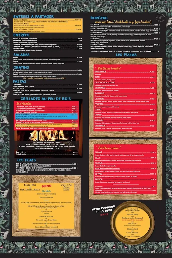 Menü_La Villa Grill/Pizzeria_Gouesnière_Bild_2