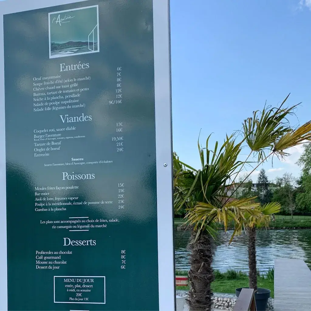 Menu_L'Aventure _Bellerive-sur-Allier_image_2