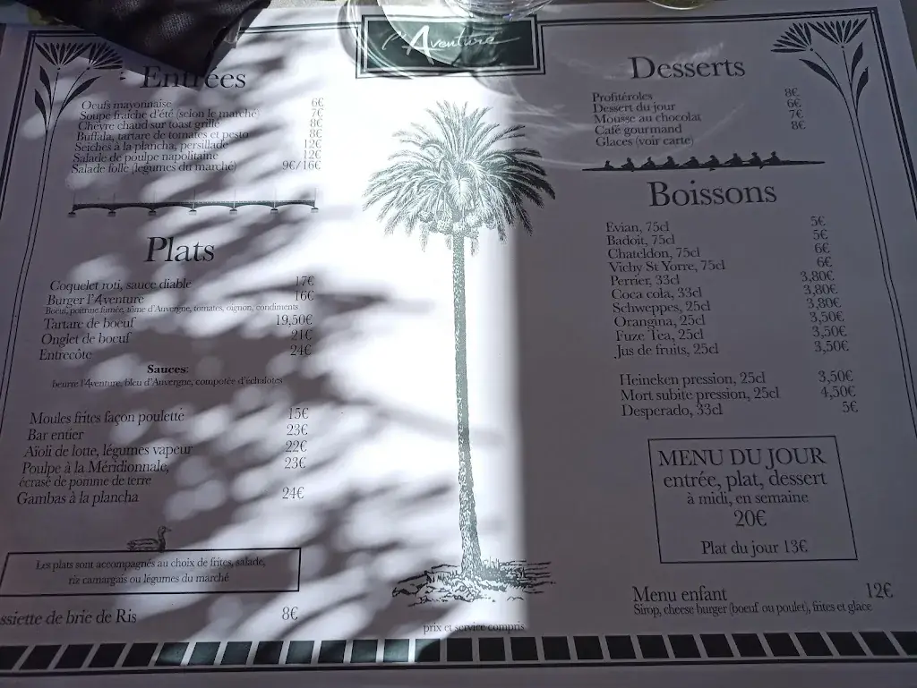 Menu_L'Aventure _Bellerive-sur-Allier_image_4