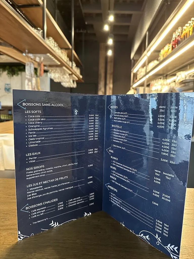 Menu_La Chouette Bleue bar glacier_Huelgoat_image_1