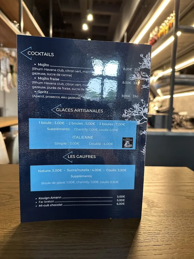 Menu_La Chouette Bleue bar glacier_Huelgoat_image_2