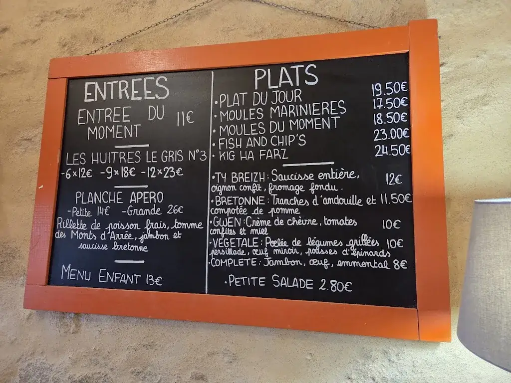 Menu_Bistrot des légendes Meneham_Kerlouan_image_1