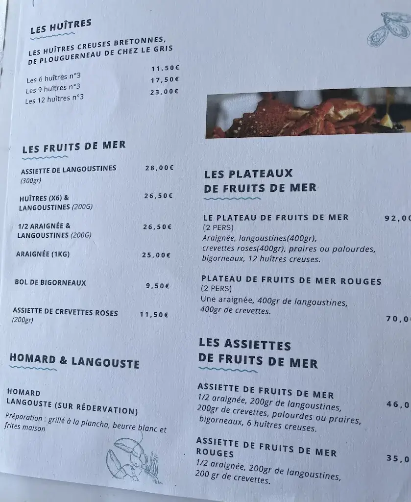 Menu_La Corniche_Plounéour-Brignogan-plages_image_1