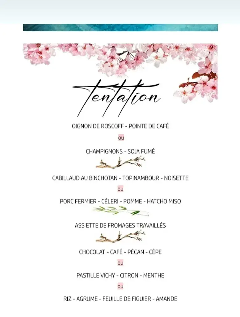 Menu_Restaurant La Table d'Antoine_Vichy_image_3