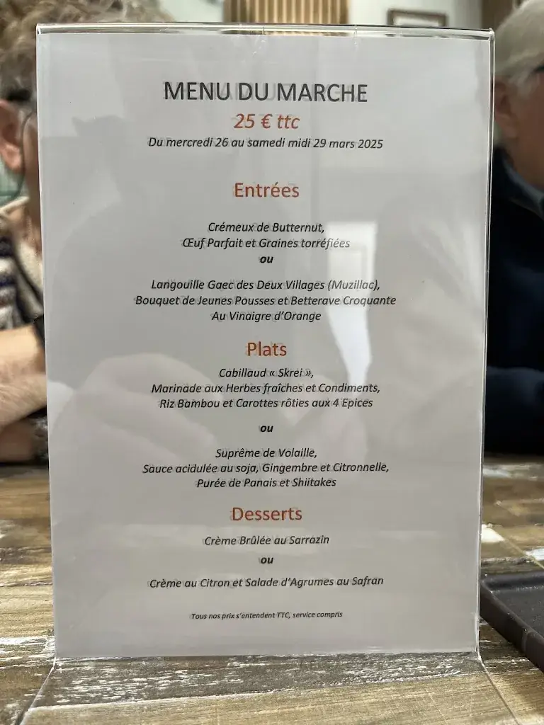 Menu_Restaurant Fleur d'Aubépine_Vraie-Croix_image_3